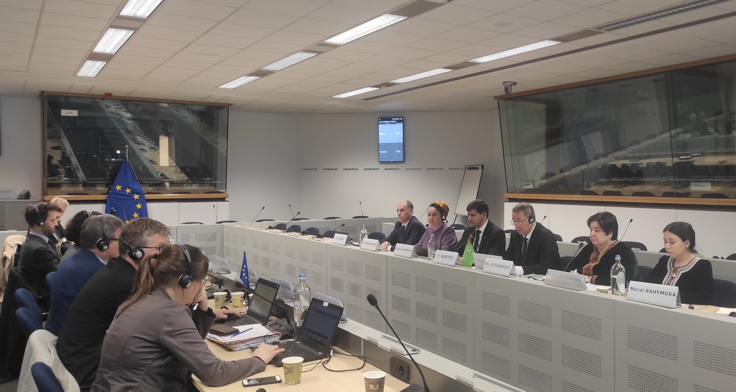 A HUMAN RIGHTS DIALOGUE BETWEEN TURKMENISTAN AND THE EU TOOK PLACE IN BRUSSELS