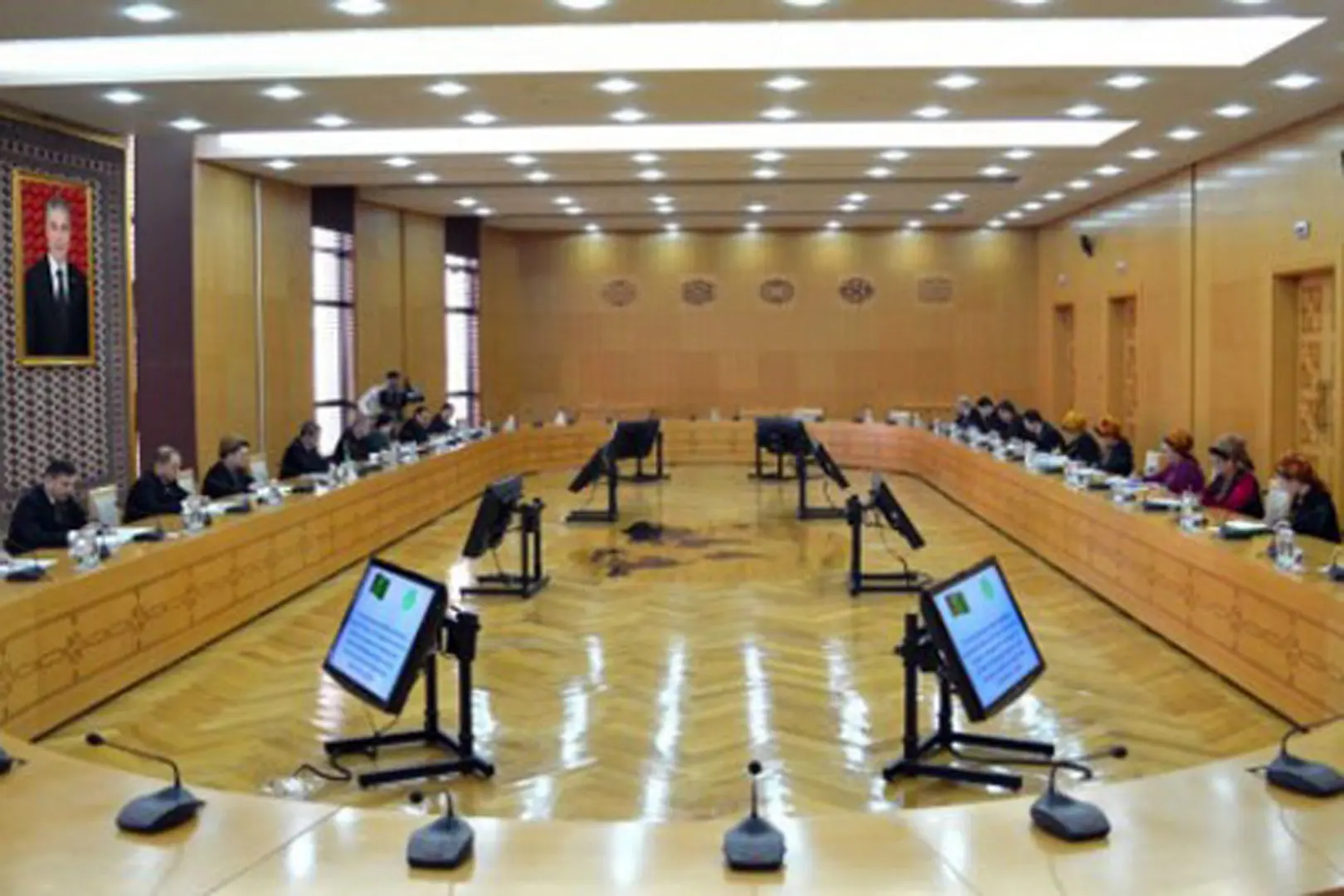 A MEETING OF THE INTERDEPARTMENTAL COMMISSION TO ENSURE THE FULFILLMENT OF TURKMENISTAN'S INTERNATIONAL OBLIGATIONS IN THE FIELD OF HUMAN RIGHTS AND INTERNATIONAL HUMANITARIAN LAW