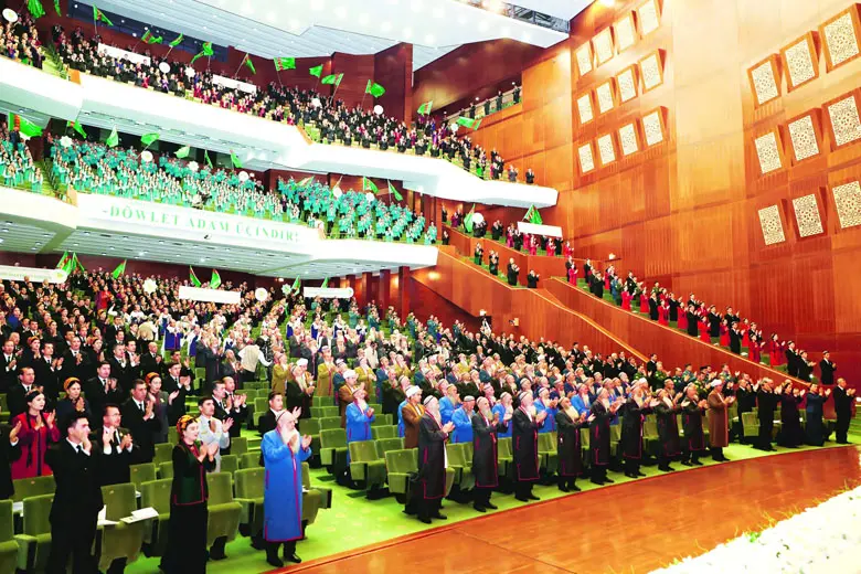 THE DOVLET MASLAKHATY (STATE COUNCIL) WAS HELD IN THE ASHGABAT UNDER THE CHAIRMANSHIP OF THE PRESIDENT OF TURKMENISTAN