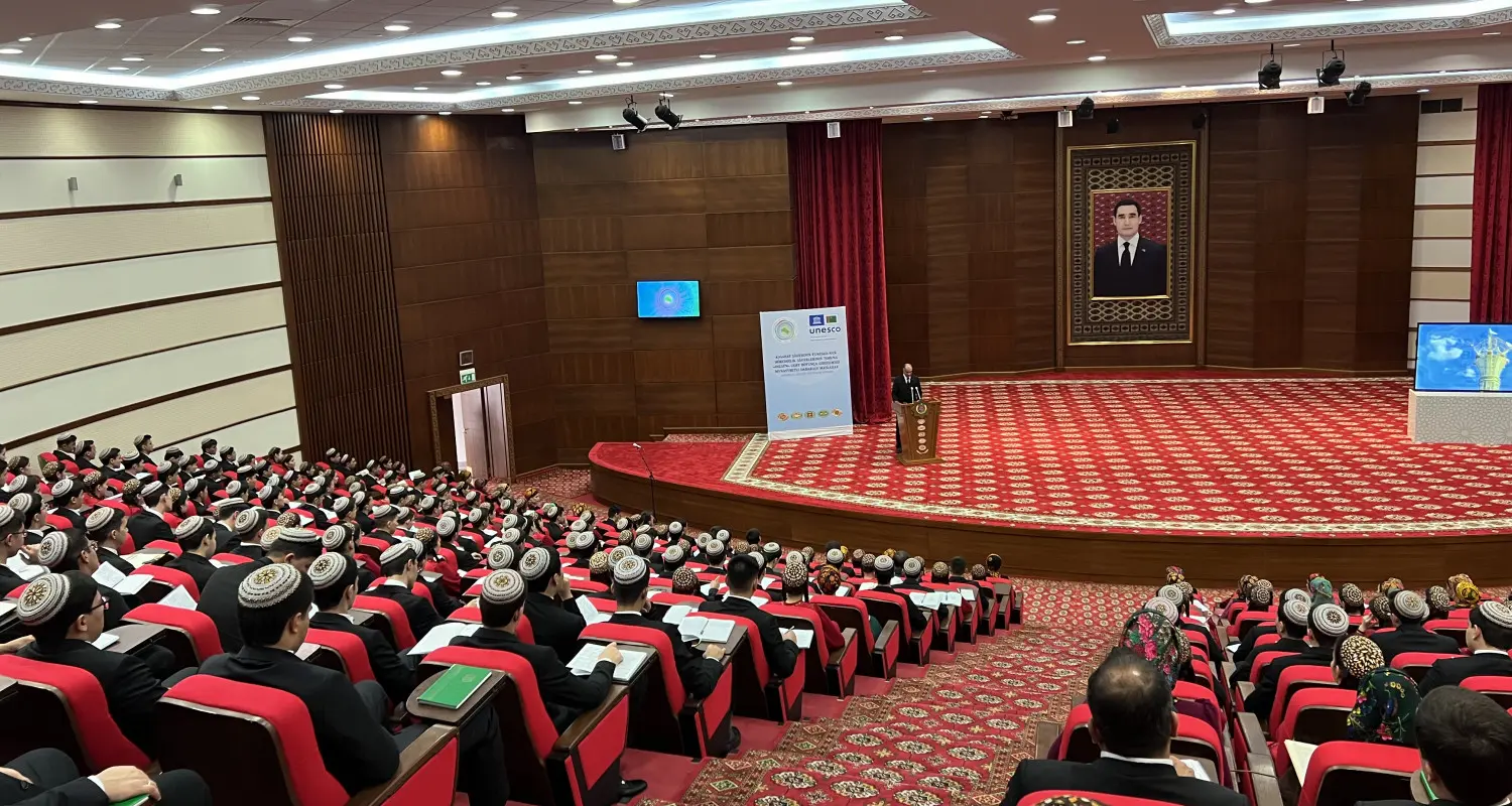 A CONFERENCE DEDICATED TO THE OUTCOMES OF THE MEETING OF THE PRESIDIUM OF THE HALK MASLAHATY OF TURKMENISTAN WAS HELD