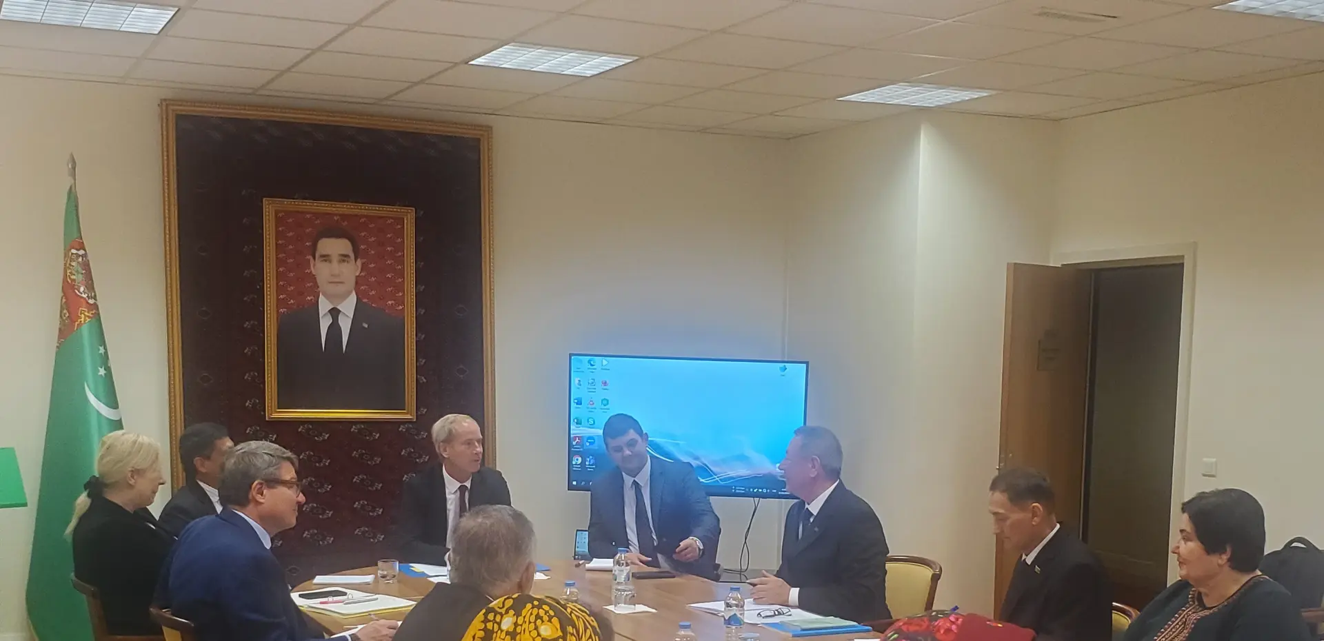 A meeting was held with the Special Representative of the European Union for Human Rights