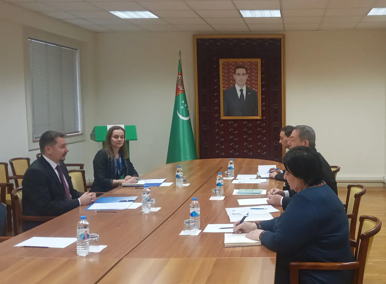 A MEETING WITH THE UN RESIDENT COORDINATOR IN TURKMENISTAN